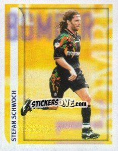 Figurina Stefan Schwoch (Il Bomber) - Calcio 1998-1999 - Merlin