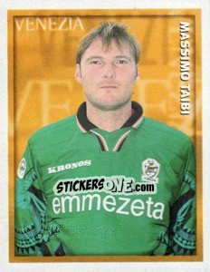 Figurina Massimo Taibi - Calcio 1998-1999 - Merlin