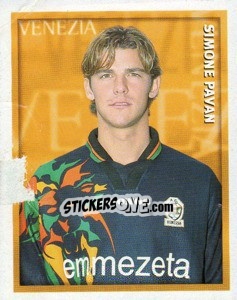 Figurina Simone Pavan - Calcio 1998-1999 - Merlin