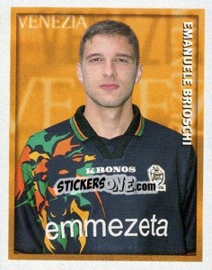 Figurina Emanuele Brioschi - Calcio 1998-1999 - Merlin