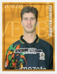 Sticker Fabio Ballarin - Calcio 1998-1999 - Merlin