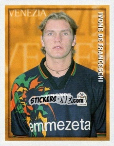 Figurina Ivone de Franceschi - Calcio 1998-1999 - Merlin