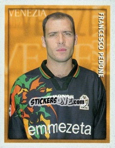 Sticker Francesco Pedone - Calcio 1998-1999 - Merlin