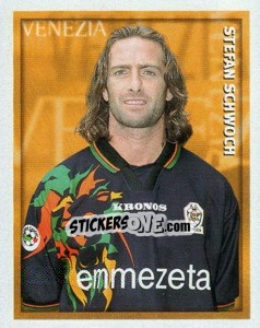 Figurina Stefan Schwoch - Calcio 1998-1999 - Merlin