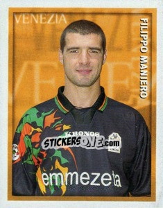 Figurina Filippo Maniero - Calcio 1998-1999 - Merlin