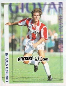 Figurina Lorenzo Stovini (Giovani Leoni) - Calcio 1998-1999 - Merlin