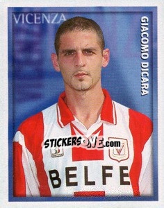 Sticker Giacomo Dicara - Calcio 1998-1999 - Merlin