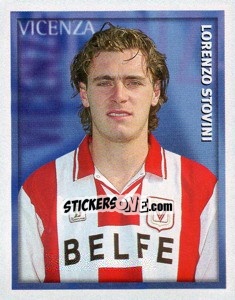 Sticker Lorenzo Stovini - Calcio 1998-1999 - Merlin
