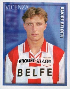 Sticker Davide Belotti - Calcio 1998-1999 - Merlin