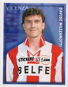 Figurina Davide Mezzanotti - Calcio 1998-1999 - Merlin