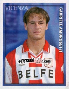 Cromo Gabriele Ambrosetti - Calcio 1998-1999 - Merlin