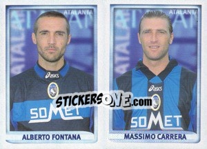 Cromo Fontana / Carrera  - Calcio 1998-1999 - Merlin