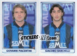 Figurina Piacentini / Banchelli  - Calcio 1998-1999 - Merlin