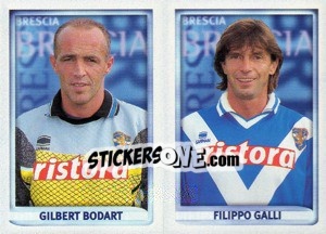 Sticker Bodart / Galli  - Calcio 1998-1999 - Merlin