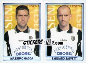 Sticker Gadda / Salvetti  - Calcio 1998-1999 - Merlin