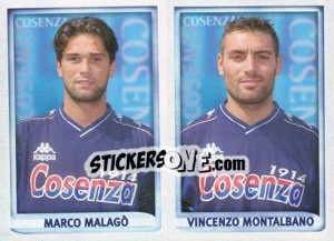 Sticker Malagò / Montalbano  - Calcio 1998-1999 - Merlin