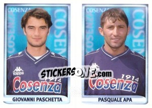 Sticker Paschetta / Apa  - Calcio 1998-1999 - Merlin