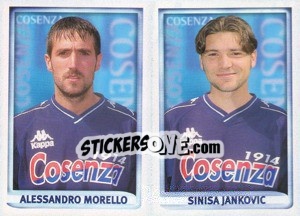 Figurina Morello / Jankovic  - Calcio 1998-1999 - Merlin