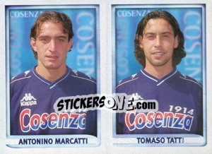 Sticker Marcatti / Tatti  - Calcio 1998-1999 - Merlin