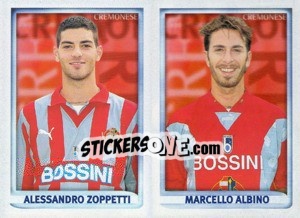 Sticker Zoppetti / Albino  - Calcio 1998-1999 - Merlin