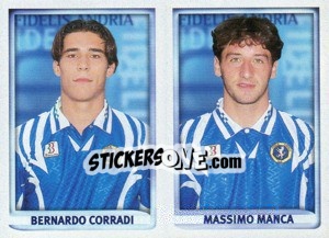 Cromo Corradi / Manca  - Calcio 1998-1999 - Merlin