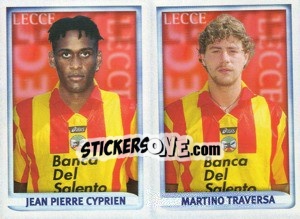 Sticker Cyprien / Traversa  - Calcio 1998-1999 - Merlin