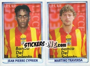 Figurina Cyprien / Traversa  - Calcio 1998-1999 - Merlin