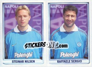 Figurina Nilsen / Sergio  - Calcio 1998-1999 - Merlin