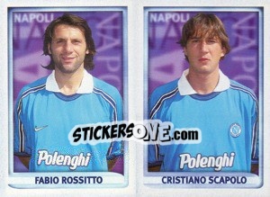 Cromo Rossitto / Scapolo  - Calcio 1998-1999 - Merlin