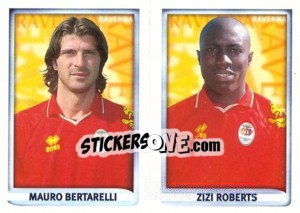 Sticker Bartarelli / Roberts  - Calcio 1998-1999 - Merlin