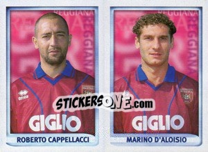 Cromo Cappellacci / D'Aloisio  - Calcio 1998-1999 - Merlin