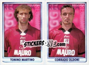 Sticker Martino / Oldoni  - Calcio 1998-1999 - Merlin