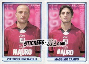 Sticker Pinciarelli / Campo  - Calcio 1998-1999 - Merlin