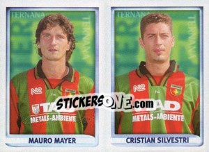 Sticker Mayer / Silvestri  - Calcio 1998-1999 - Merlin