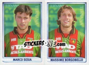 Sticker Sesia / Borgobello  - Calcio 1998-1999 - Merlin