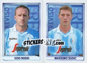 Sticker E.Rossi / Susic  - Calcio 1998-1999 - Merlin