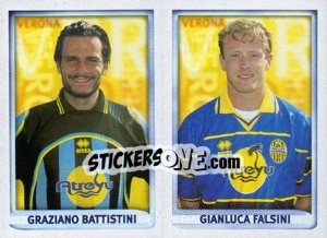Cromo Battistini / Falsini  - Calcio 1998-1999 - Merlin