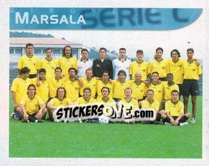 Figurina Squadra Marsala - Calcio 1998-1999 - Merlin