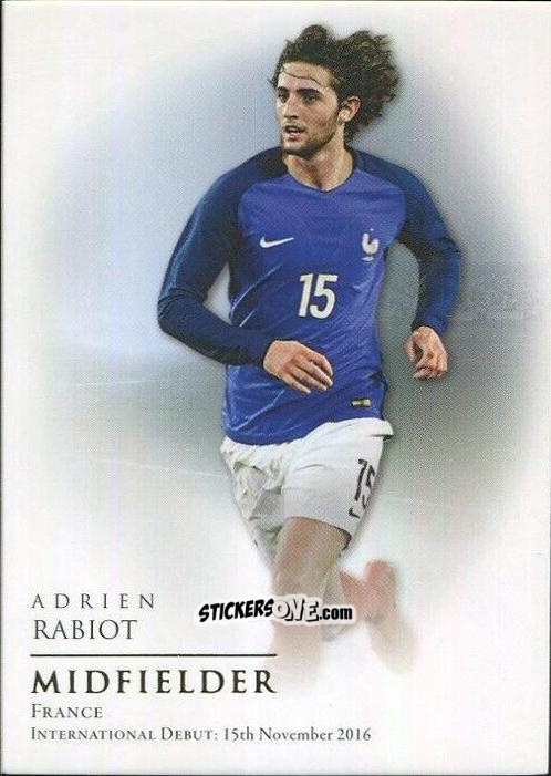 Figurina Adrien Rabiot - World Football UNIQUE 2018
 n. 54 - Futera