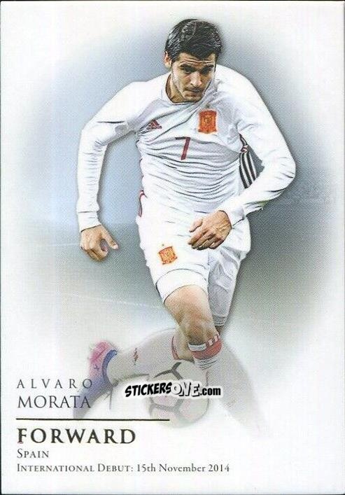 Sticker Alvaro Morata - World Football UNIQUE 2018
 n. 82 - Futera