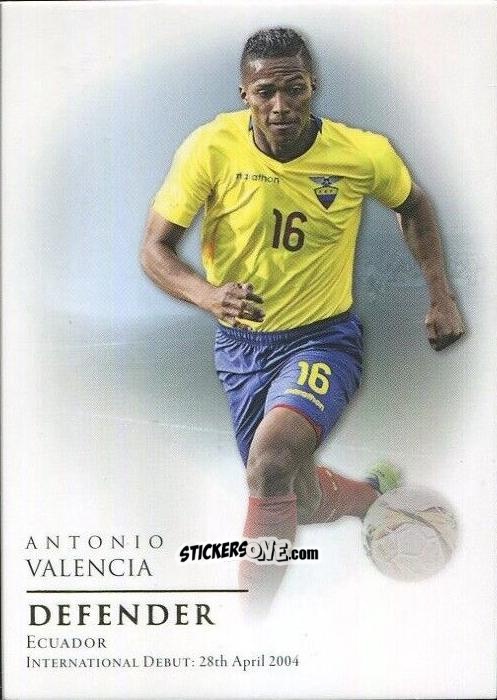 Figurina Antonio Valencia - World Football UNIQUE 2018
 n. 27 - Futera