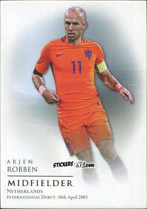 Figurina Arjen Robben - World Football UNIQUE 2018
 n. 56 - Futera