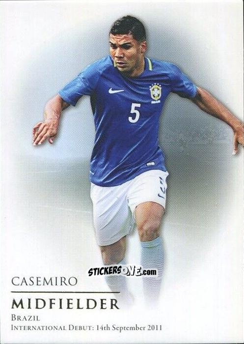 Cromo Casemiro - World Football UNIQUE 2018
 n. 35 - Futera
