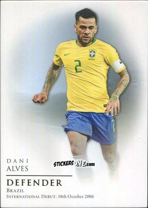 Sticker Dani Alves - World Football UNIQUE 2018
 n. 9 - Futera