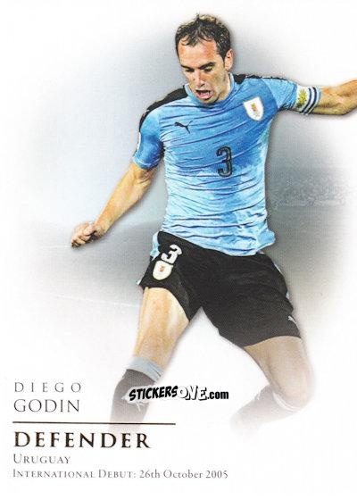 Cromo Diego Godin - World Football UNIQUE 2018
 n. 15 - Futera