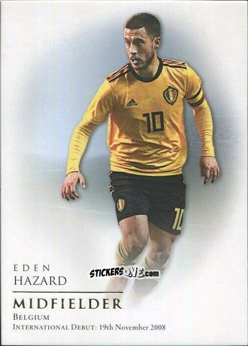 Figurina Eden Hazard - World Football UNIQUE 2018
 n. 42 - Futera