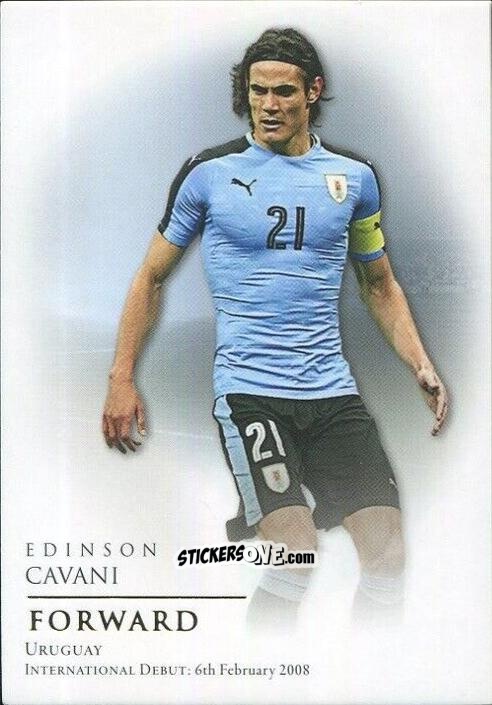 Figurina Edinson Cavani - World Football UNIQUE 2018
 n. 64 - Futera