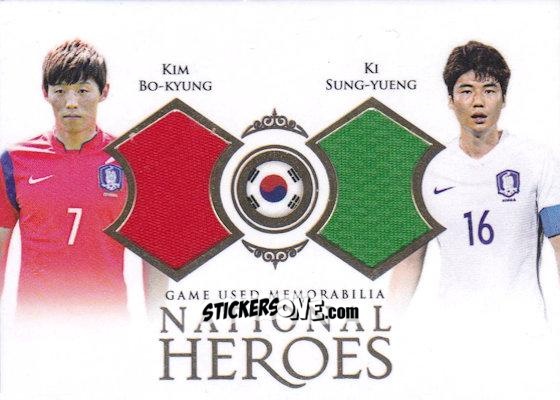 Sticker Kim Bo-Kyung / Ki Sung-Yueng - World Football UNIQUE 2018
 n. NH19 - Futera