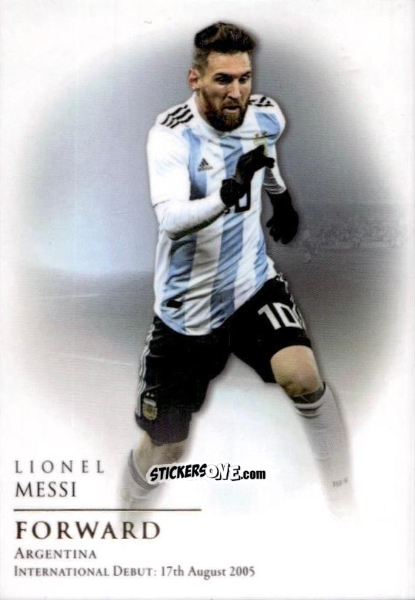 Sticker Lionel Messi - World Football UNIQUE 2018
 n. 81 - Futera