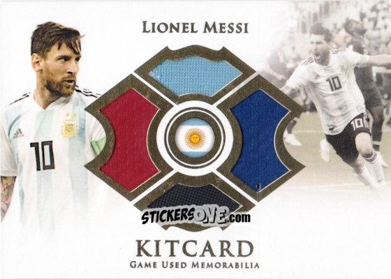 Sticker Lionel Messi - World Football UNIQUE 2018
 n. KC13 - Futera